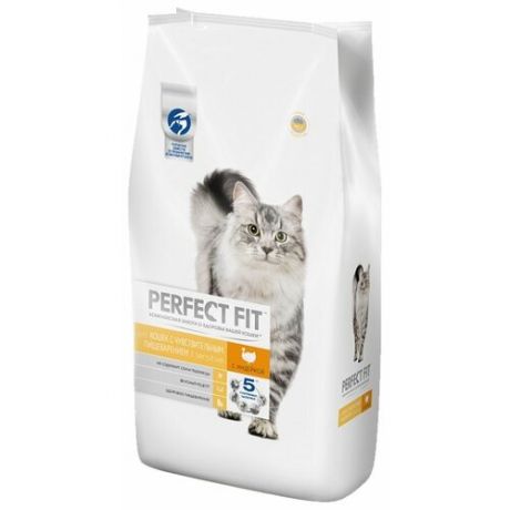 Корм для кошек Perfect Fit при чувствительном пищеварении, с индейкой 3 кг