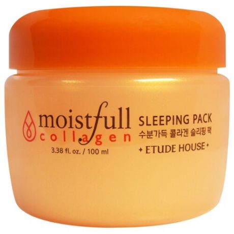 Etude House маска ночная с коллагеном Moistfull Collagen Sleeping Pack, 100 мл