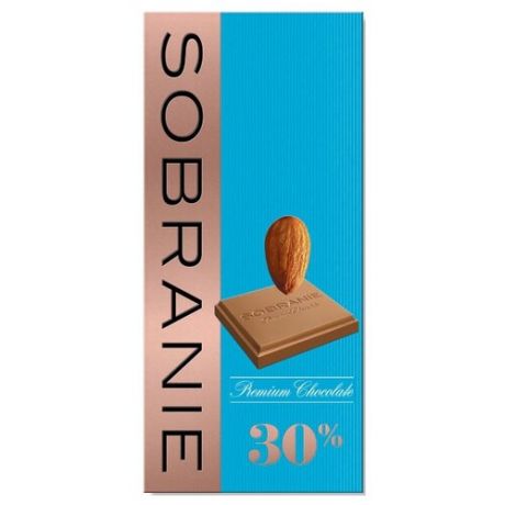 Шоколад SOBRANIE молочный с орехами, 90 г