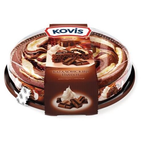 Пирог KOVIS каталонский Шоколадно-сливочный крем 400 г