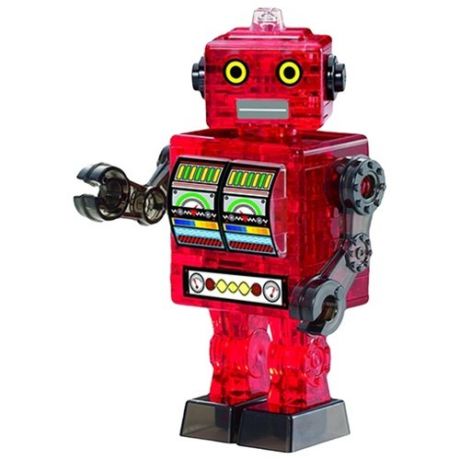 3D-пазл Crystal Puzzle Робот красный (90151), 39 дет.