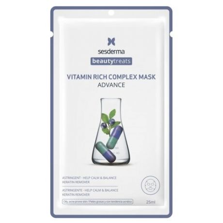 SesDerma Beauty Treats маска для сияния кожи Vitamin Rich Complex Mask, 25 мл