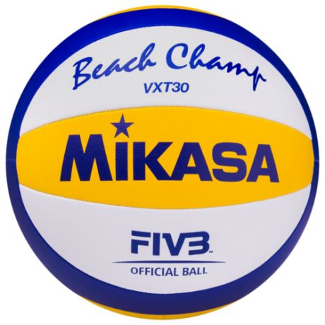Волейбольный мяч Mikasa VXT30 синий/белый/желтый