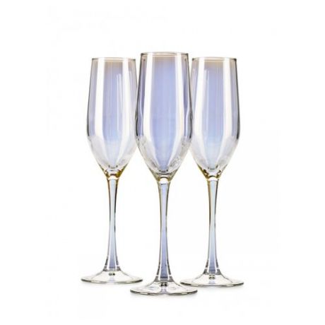 Luminarc Набор бокалов для шампанского Celeste 3 шт 160 мл P2475 Golden Chameleon