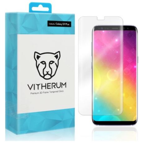 Защитное стекло Vitherum Vitherum AQUA Premium 3D Curved Full Transparent Tempered Glass для Samsung Galaxy S9 Plus прозрачный