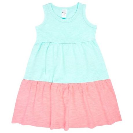 Платье Веселый Малыш размер 116, голубой/розовый