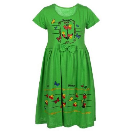 Платье M&D размер 104, зеленый