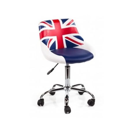 Компьютерное кресло Woodville Flag офисное, обивка: искусственная кожа, цвет: Британия