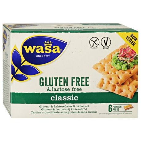 Хлебцы амарантовые Wasa Classic Gluten Free Lactose Free 240 г