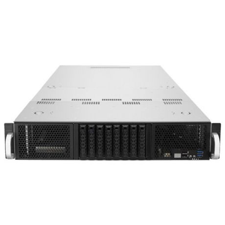 Сервер ASUS ESC4000 G4S без процессора/без ОЗУ/без накопителей/количество отсеков 2.5" hot swap: 8/2 x 1600 Вт/LAN 1 Гбит/c