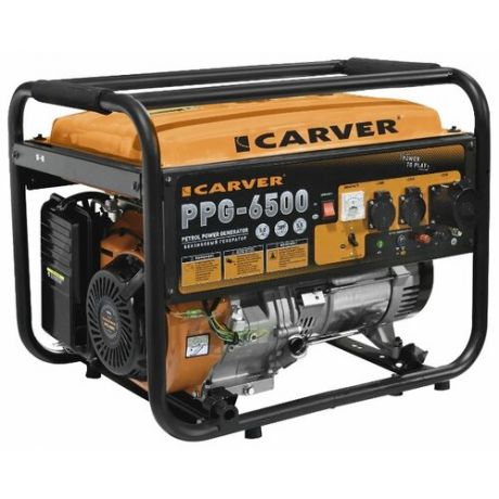 Бензиновый генератор Carver PPG-6500 (5000 Вт)