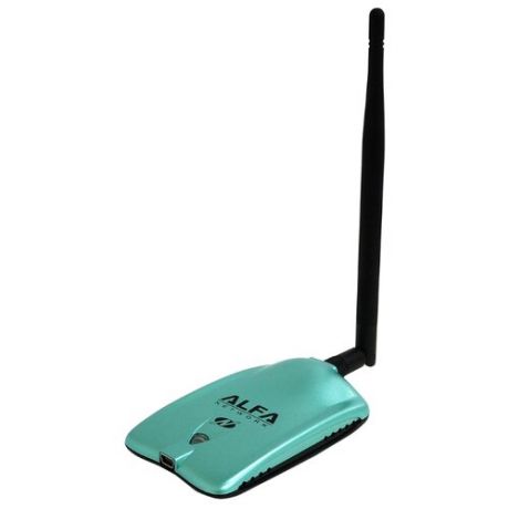 Wi-Fi адаптер Alfa Network AWUS036NH бирюзовый