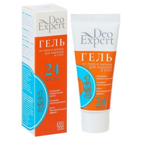 Deo Expert дезодорант, от пота и запаха для ладоней и стоп, 30 мл