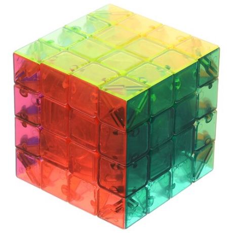 Головоломка Junfa toys Кубикубс Куб 4х4 (ZY761320) разноцветный