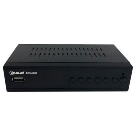 TV-тюнер D-COLOR DC1602HD черный