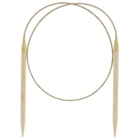 Спицы ADDI круговые из бамбука 555-7, диаметр 7 мм, длина 80 см, бежевый