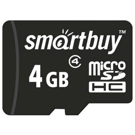 Карта памяти SmartBuy microSDHC Class 4 4GB