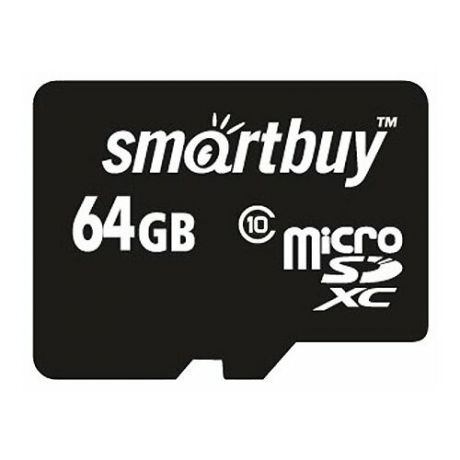 Карта памяти SmartBuy microSDXC Class 10 64GB
