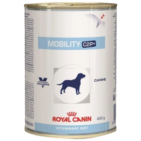 Влажный корм для собак Royal Canin Mobility MC25 C2P+ в период восстановления, при стрессе 400г