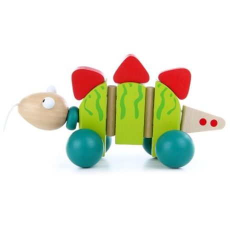 Каталка-игрушка Фабрика Фантазий Динозаврик (85181) зеленый