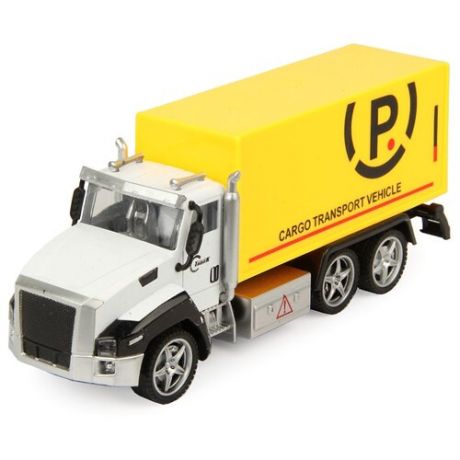 Грузовик DRIFT Спецтехника Cargo Vehicle (64978) 1:36 21 см белый/желтый