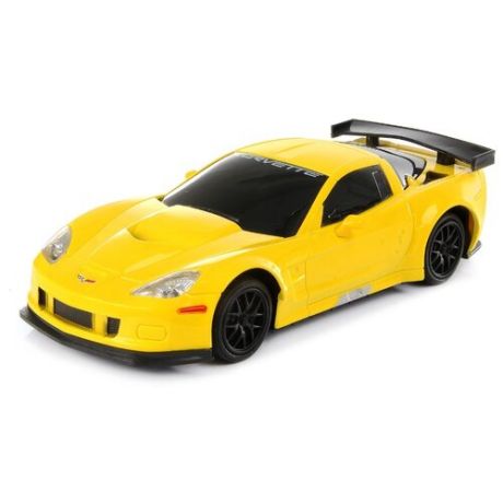 Легковой автомобиль Hoffmann Chevrolet Corvette C6.R (82684) 1:24 19 см желтый