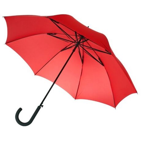 Зонт-трость полуавтомат Unit Wind (2392) красный