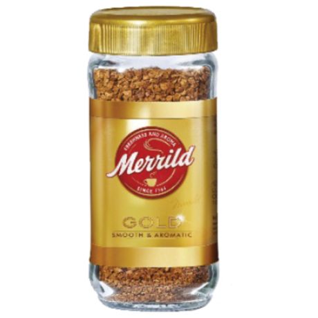 Кофе растворимый Merrild Gold Smooth&Aromatic сублимированный 100 г