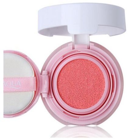 BioAqua Пудра-кушон Smooth Muscle Flawless Cheek Cushion Powder 01 Light Pink