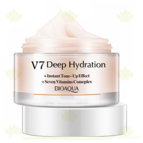 BioAqua V7 Deep Hydration Глубокоувлажняющий крем для лица с тонирующим эффектом, 50 г