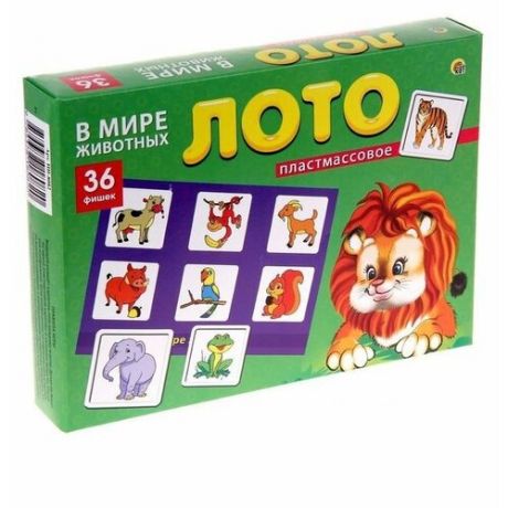 Настольная игра Рыжий кот В мире животных ИН-8082