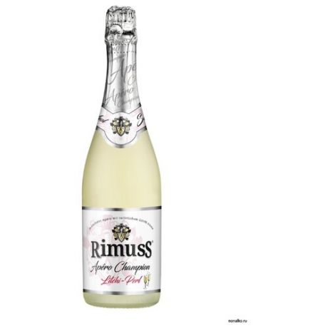 Шампанское безалкогольное Rimuss Litchi Perl с ароматом личи 0,75 л