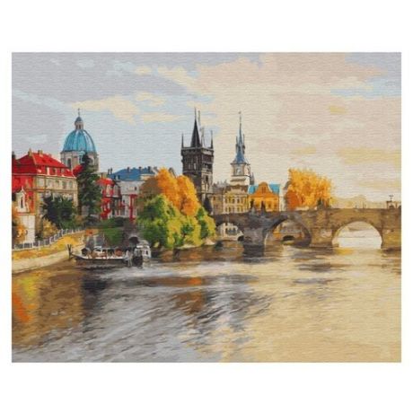 ВанГогВоМне Картина по номерам "Прага в лучах солнца" 40х50 см (ZX23187)