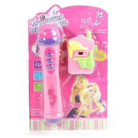 Shenzhen Toys микрофон Мультик 2013-7 розовый
