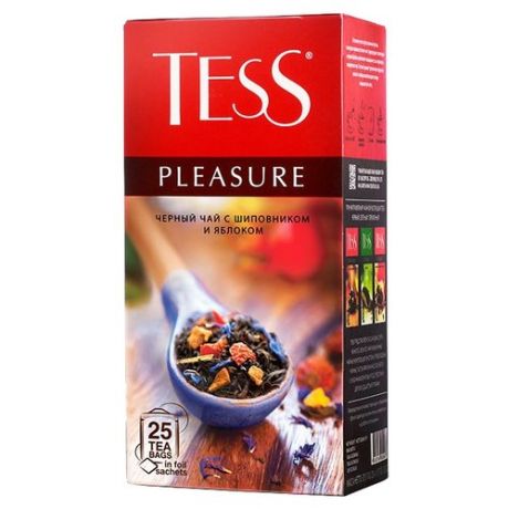 Чай черный Tess Pleasure в пакетиках, 25 шт.
