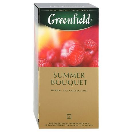Чай красный Greenfield Summer Bouquet в пакетиках, 50 г 25 шт.