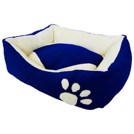 Лежак для собак и кошек LOORI Z1460 45х35х13 см синий