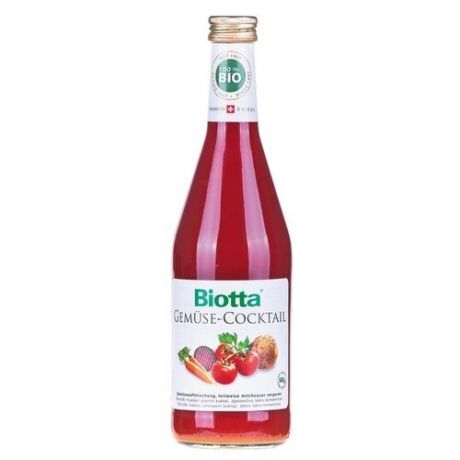 Сок Biotta BIO биококтейль овощной, 0.5 л