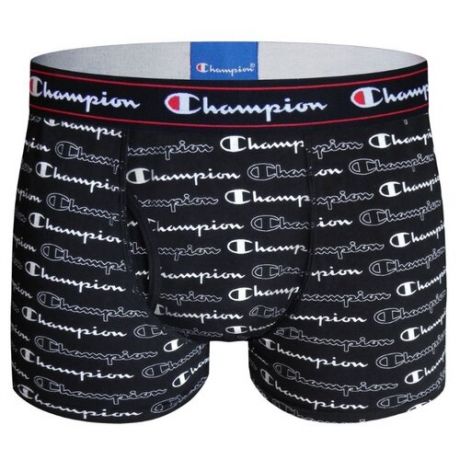 Champion Трусы Боксеры Rochester, гульфик с карманом, размер 48-50, черный