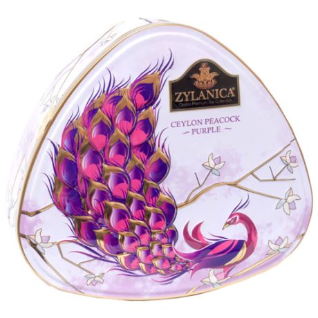 Чай черный Zylanica Purple peacock подарочный набор, 100 г