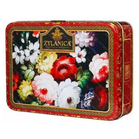 Чай черный Zylanica Flowers red подарочный набор, 100 г