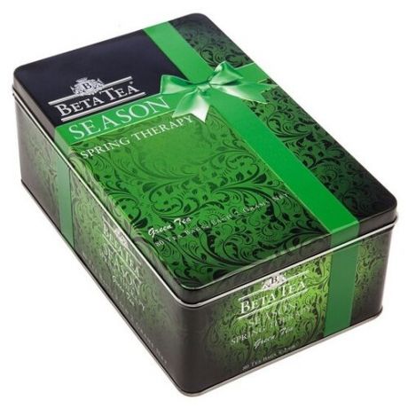 Чай зеленый Beta Tea Весенняя терапия в пакетиках подарочный набор, 80 шт.