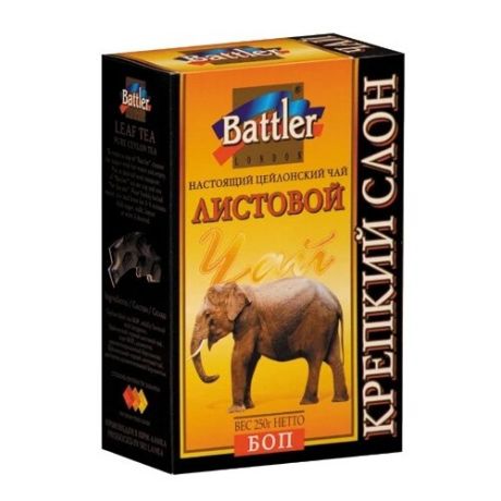 Чай черный Battler Крепкий слон, 250 г