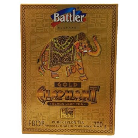 Чай черный Battler Золотой слон FBOP, 200 г