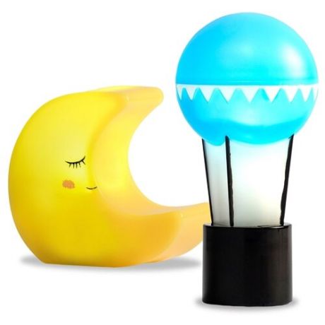 Lundby Набор ламп Луна и Воздушный шар (LB_60604600) желтый/голубой