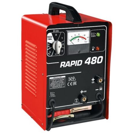 Пуско-зарядное устройство Helvi Rapid 480 красный/черный