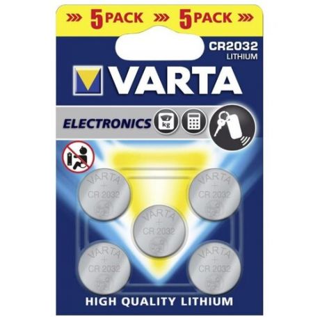 Батарейка VARTA CR2032 5 шт блистер