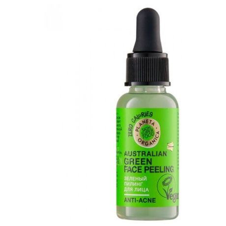 Planeta Organica зеленый пилинг для лица Australian Green Face Peeling, 30 мл