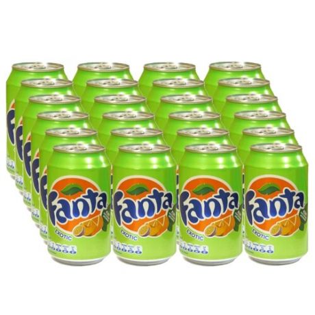 Газированный напиток Fanta Exotic, 0.33 л, 24 шт.