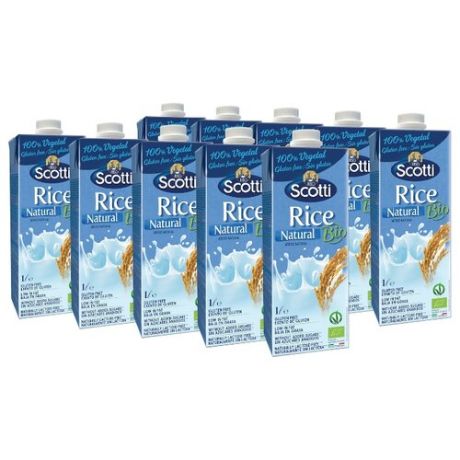 Рисовый напиток Riso Scotti Rice Natural 0.9%, 1 л, 10 шт.